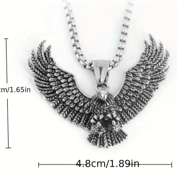 Eagle Pendant Necklace - Picture 3 of 4